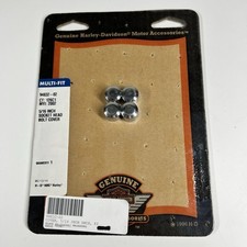 NEW 4 pack OEM Harley Davidson 5/16” Socket Head Bolt Covers, Chrome, 94832-02