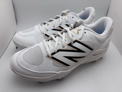 New Balance Molded Baseball Cleats 3000v7 White Size 8 Women/6.5 Men PL3000W7