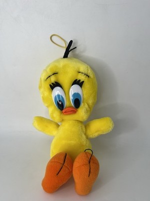 Warner Bros Characters Looney Tunes Tweety Bird vintage 1990 plush Mighty Star