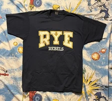 Vintage 80s 90s Rye Rebels T-Shirt Screen Stars Single Stitch USA VTG 50/50