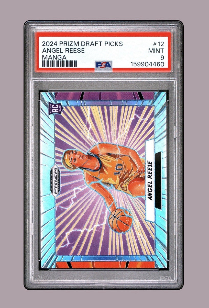 ANGEL REESE~ 2024 Panini Prizm Draft Picks MANGA-SSP🔥PSA 9 Mint - Low Pop view 2