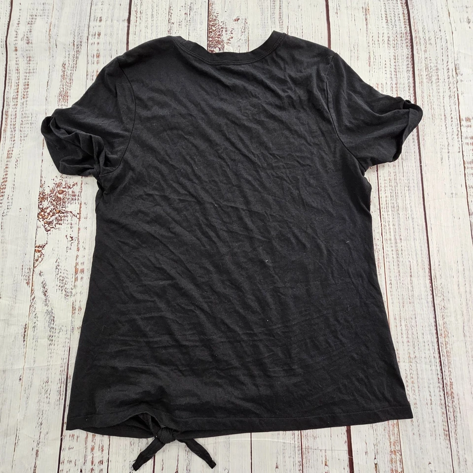 Camiseta negra de manga corta para mujer Bally Total Fitness XL Foto 2 de 4