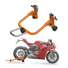Sport Motorcycle Rear Stand,Paddock Stand, 360 Movable Lift Stand, Heavy Duty