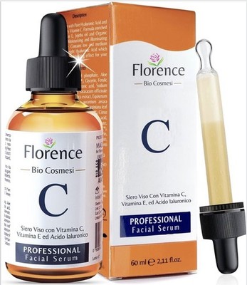 60ml Bio Hyaluron Serum mit Vitamin C, E. Hochkonzentriert Anti-Falten, 