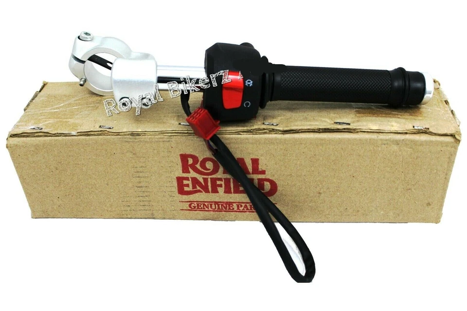 Conjunto completo de manillar lateral derecho para Royal Enfield Continental GT 650cc Foto 2 de 4