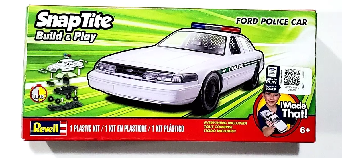 Snap Tite Build & Play Ford Police Car Revell Plastic Model Kit | eBay