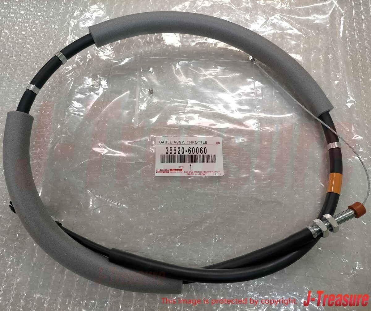 こた TOYOTA LAND CRUISER HZJ73 Genuine Throttle Accelerator Cable 35520