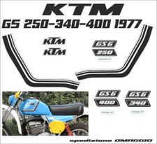 Adesivi in kristal KTM gs 250-340-400 1977
