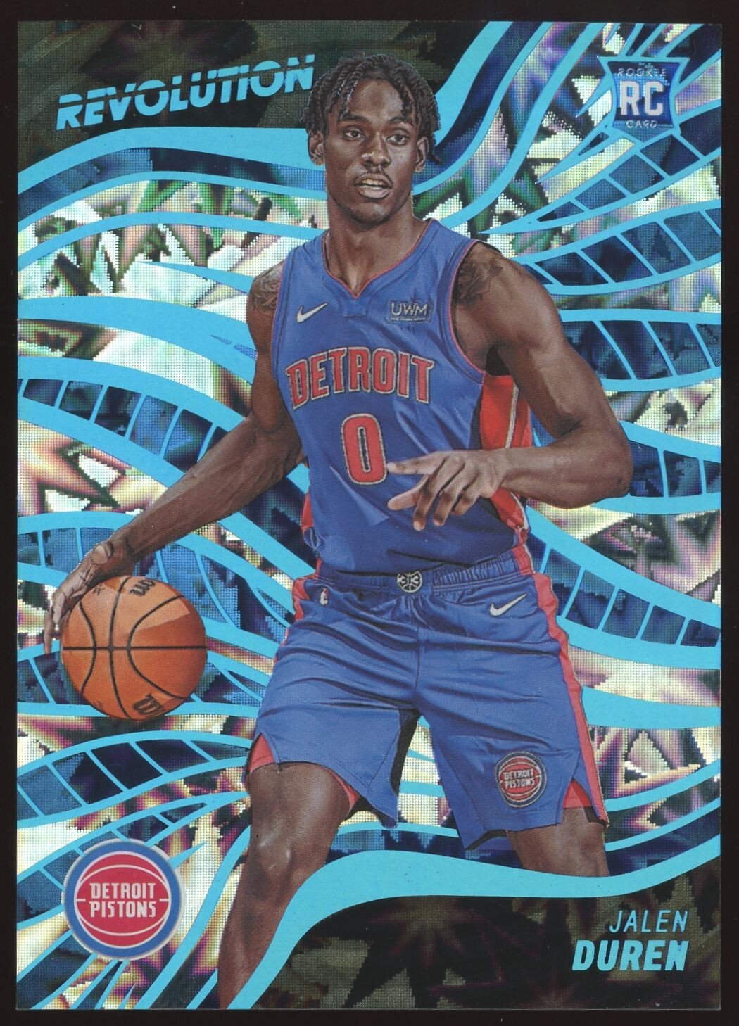 Jalen Duren Rookie Impact #150 2022-23 Panini Revolution Detroit Pistons RC /149