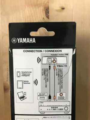 YAMAHA YBA-11 Bluetooth Audio Receiver Wireless Adapter