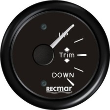 BLACK TRIM GAUGE FOR YAMAHA SUZUKI HONDA OUTBOARD 