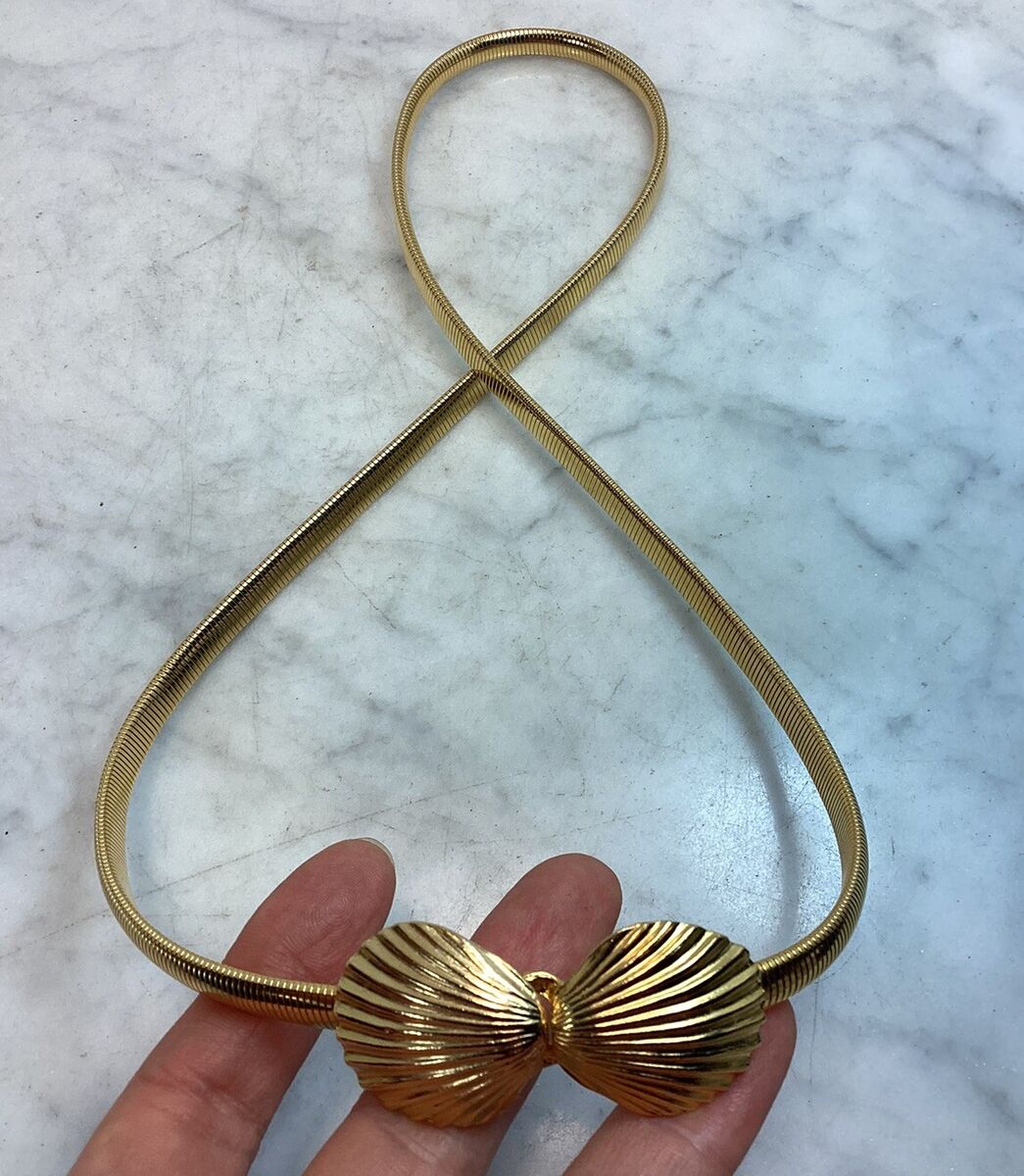 Vintage ACCESSOCRAFT N.Y.C Gold Plated Seashell Belt Buckle Vintage ACCESSOCRAFT N.Y.C Gold Plated Seashell Belt Buckle