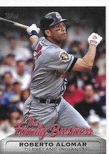 2019 Topps Update Baseball The Family Business Roberto Alomar Indians
