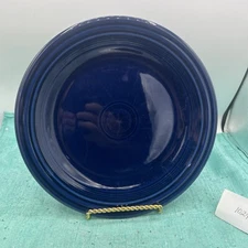 Fiestaware Dinner Plate Cobalt Blue Homer Laughlin 10.5"