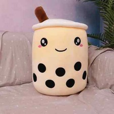 Milk Tea Pillow Kawaii Soft Stuffed Plush Toys Boba Tea Plushie Toy For Kids Toy