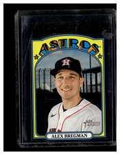 2021 Topps Heritage 1972 Die-Cuts #72DC-11 Alex Bregman