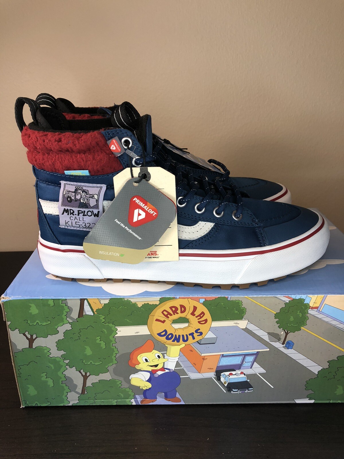 Wall Simpsons Mr. Plow Shoes Sk8 Hi 