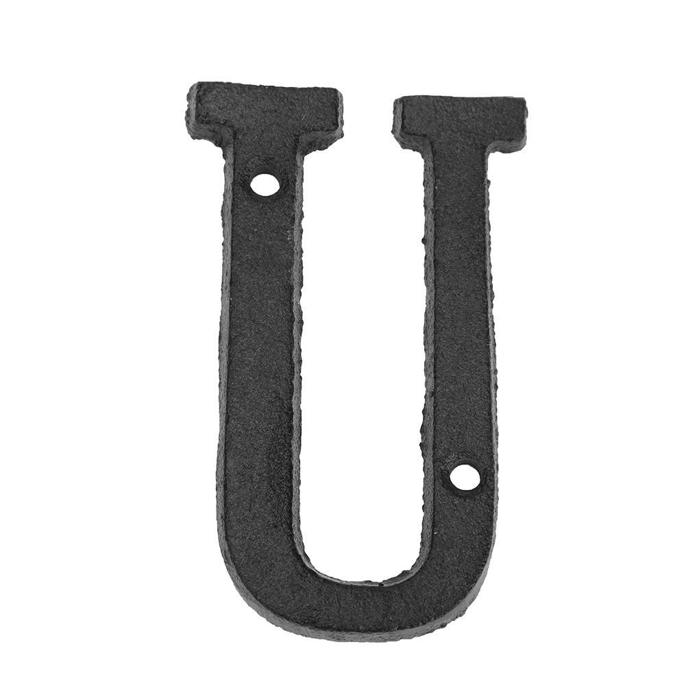 LF Metal Letters Cast Iron House Sign Doorplate DIY Cafe Wall