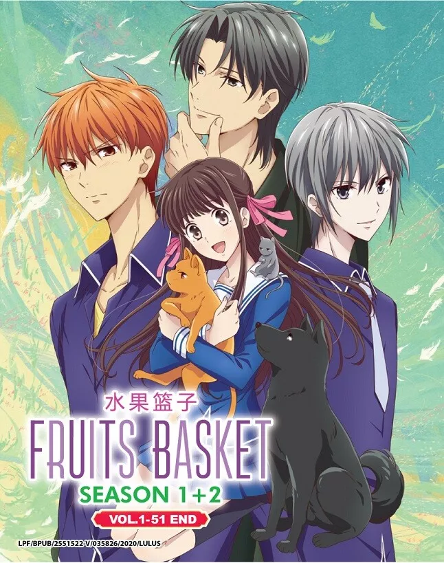 DVD Anime Fruits Basket (2019) Complete Series Season 1+2 (1-51
