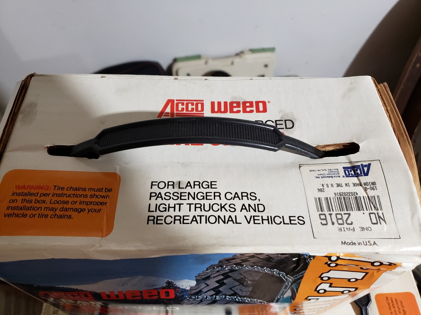 ACCO WEED TIRE CHAINS RP 2821 Made in USA VBar reinforced 1 Pair for sale online eBay