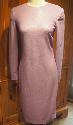 ralph lauren purple sequin dress Vintage Ralph Lauren Purple Sparkly Classic Cocktail Dress Ruched Netting Covering Full Sequin Dress Fully Lined Absolutely Fabulous!