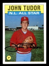 1986 Topps Baseball #710 John Tudor (All-Star) Signed Autograph (No COA)