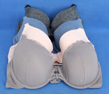 Auden The Everyday Underwire Lined T-shirt and Demi Bra Lot Size 34C H6467