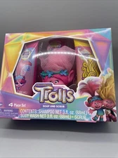 Trolls Soap and Scrub Set, Popalicious Berry and Rainbow Berry Scents, 4 Pieces