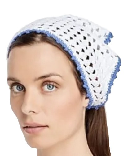 PRADA headband hair accessories hair band cotton Orange/blue 