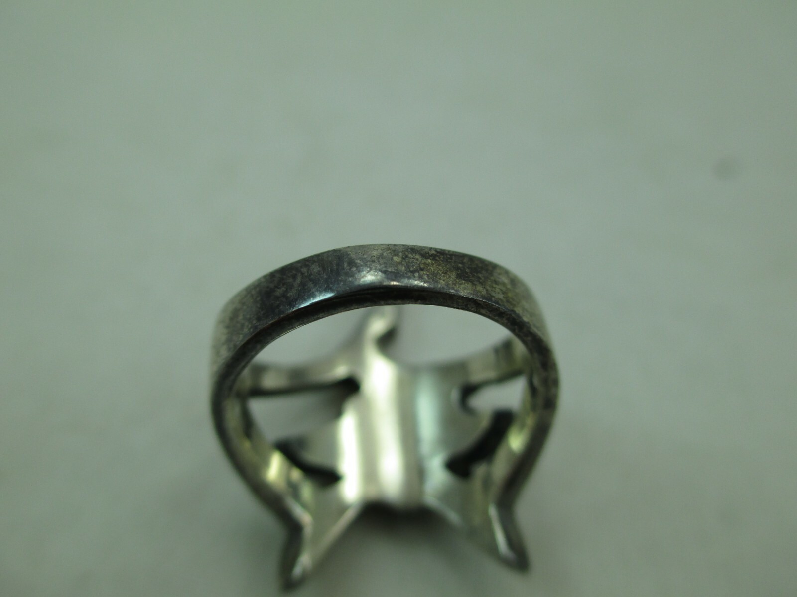 Vintage Sterling Silver Pixie Nymph Ring Size 5.6… - image 9