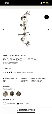 Bear Paradox RTH (Right Hand)