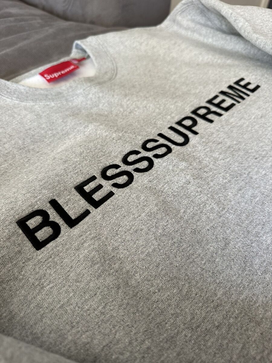 Supreme x Bless Crewneck | FW23| Large | Grey | eBay Supreme x Bless Crewneck | FW23| Large | Grey | eBay