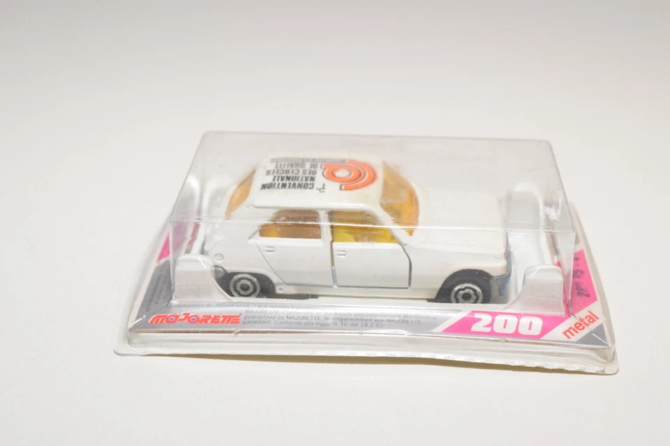 A44 1:55 MAJORETTE 257 280 RENAULT R 5 4 PORTE BIANCO 1° CONVENTION CIRCLES MIB - Immagine 4 di 4