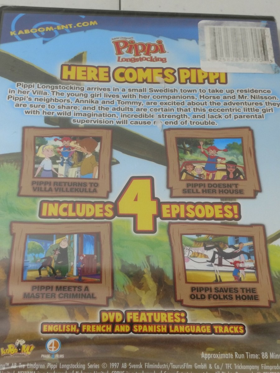 Pippi Longstocking: Here Comes Pippi (DVD, 2010 Pippi Longstocking: Here Comes Pippi (DVD, 2010