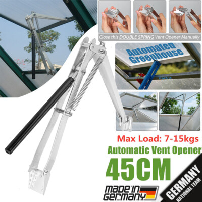 Automatischer Fensteröffner Fensterheber für Gartenhaus Gewächshaus Zylinder DHL