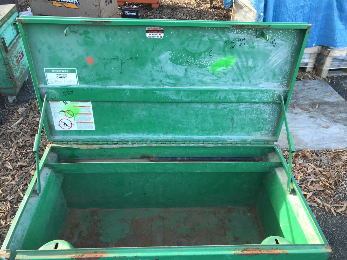 GREENLEE HD2448 24 X48 X25 HEAVY DUTY STORAGE JOB BOX eBay