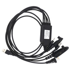 5 in 1 FTDI USB Programming Cable for Motorola GP328 EP450 GP88/300 GM300 GM338