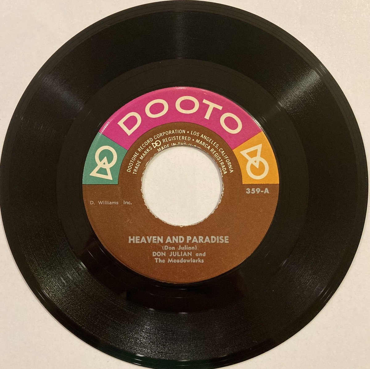 Don Julian And The Meadowlarks – Heaven And Paradise – Dooto