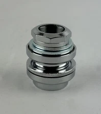 CHROME CRUISER BICYCLE HEADSET 1" FORK BMX LOWRIDER CHOPPER VINTAGE RAT ROD BIKE