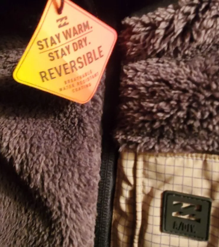 Billabong fluffy jacket outlet