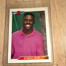 Bowman 1992 Rondell White #436 Rookie Base Set Montreal Expos Baseball Card. rookie card picture