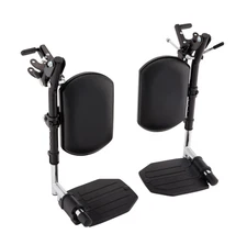 Invacare Wheelchair Elevating Legrests, Padded Composite Calf Support Footplates