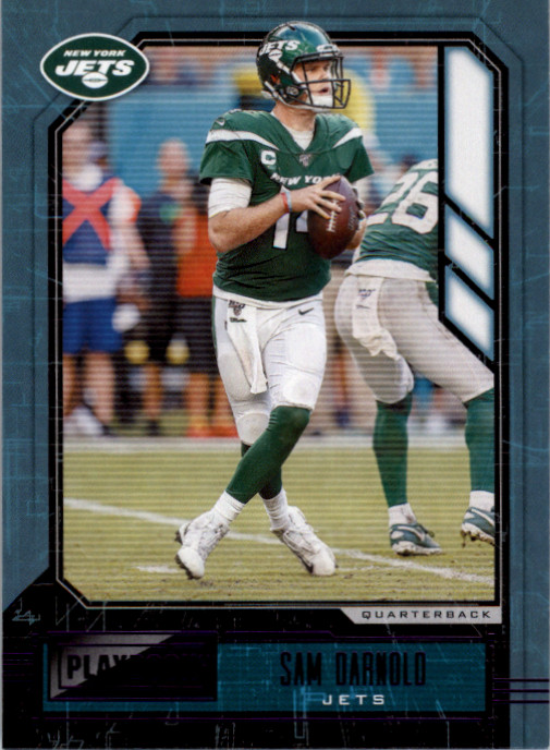 Sam Darnold 2020 Panini Playbook Purple Parallel #39 NY Jets Seattle Seahawks