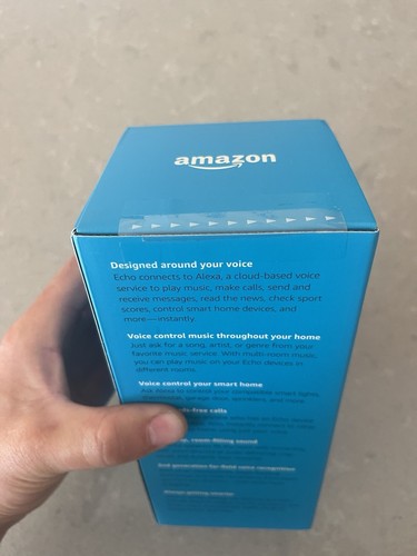 Amazon Echo (2nd Generation) Smart Assistant Charcoal Fabric - BRAND NEW - Imagen 3 de 8