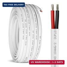 10 Gauge Marine Wire,10 AWG 30ft Duplex Marine Grade Wire Tinned Copper Oxygen-F