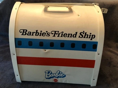 Barbie Mattel "Friend Ship" United Airlines Fold-Out Plane Vintage FREE SHIPPING