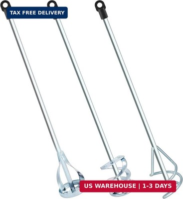 MorningRo Set of 3 Paint Mixer for Drill Epoxy Resin, Mud, Cement Blades, Paint