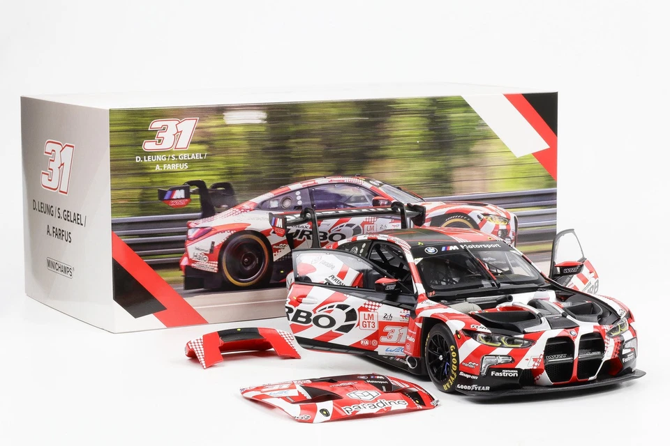 MINICHAMPS 113242431 BMW - 4-SERIES M4 GT3 P58 3.0L I6 Turbo Team Wrt N 31 2nd L