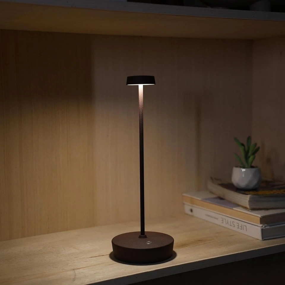 2 Pack Cordless LED Table Lamps Rechargeable Dimmable Touch Control Indoor Outdo - Image 4 of 4