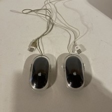2 Apple Pro Mouses M5769 Wired USB Optical Mo...